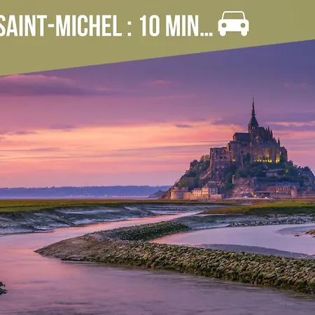 Aux Berges Du Mont - Parking, 10 Min Mont-saint-michel & Jardin Pontorson