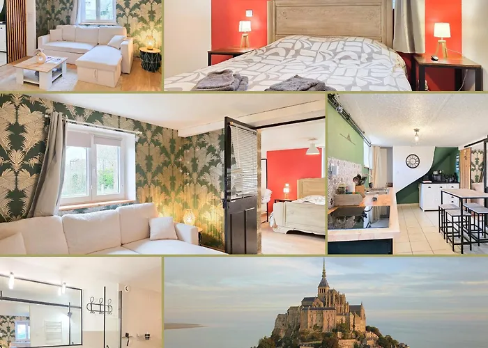 Apartment Aux Berges Du Mont - Parking, 10 Min Mont-saint-michel & Jardin Pontorson