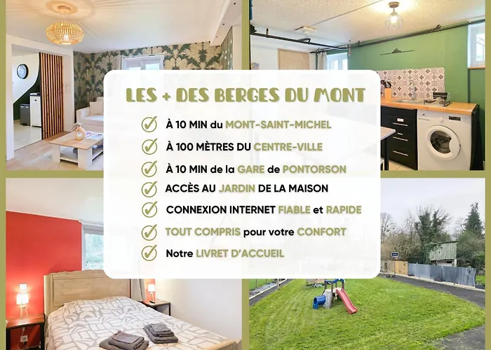 Aux Berges Du Mont - Parking, 10 Min Mont-saint-michel & Jardin * Pontorson