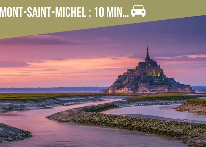 Aux Berges Du Mont - Parking, 10 Min Mont-saint-michel & Jardin Pontorson