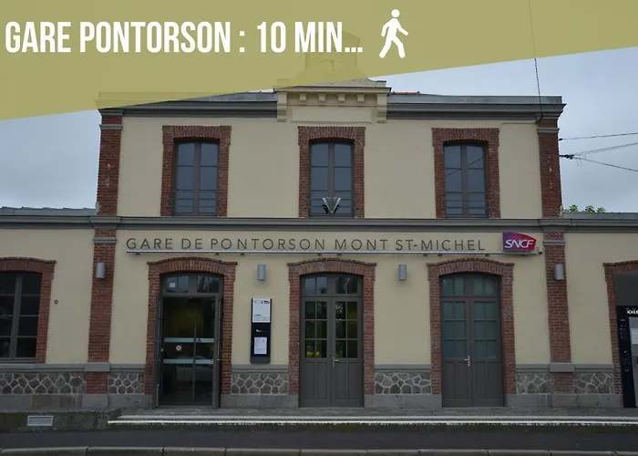 Апартаменты Aux Berges Du Mont - Parking, 10 Min Mont-saint-michel & Jardin
